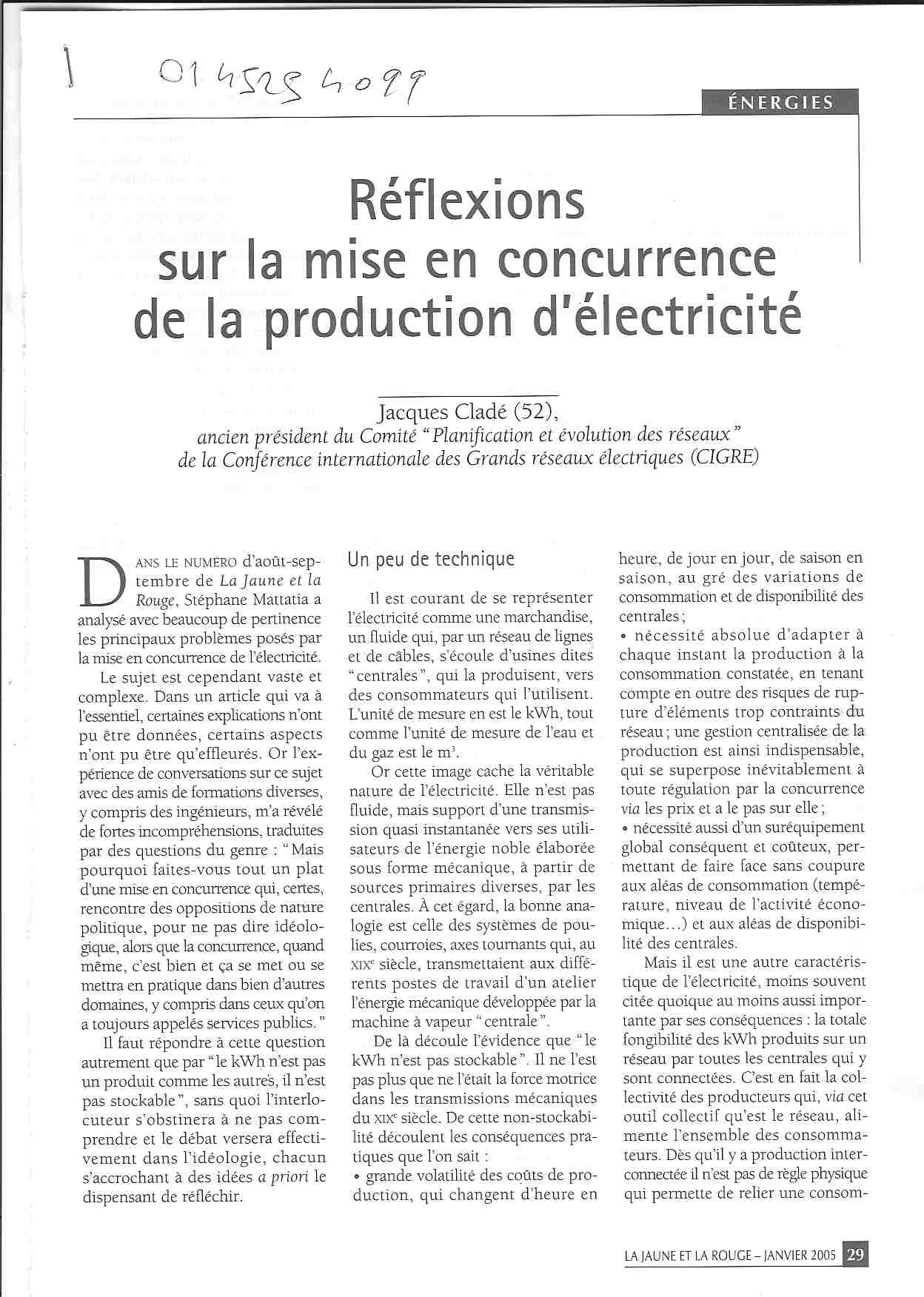 article Cladé page 1