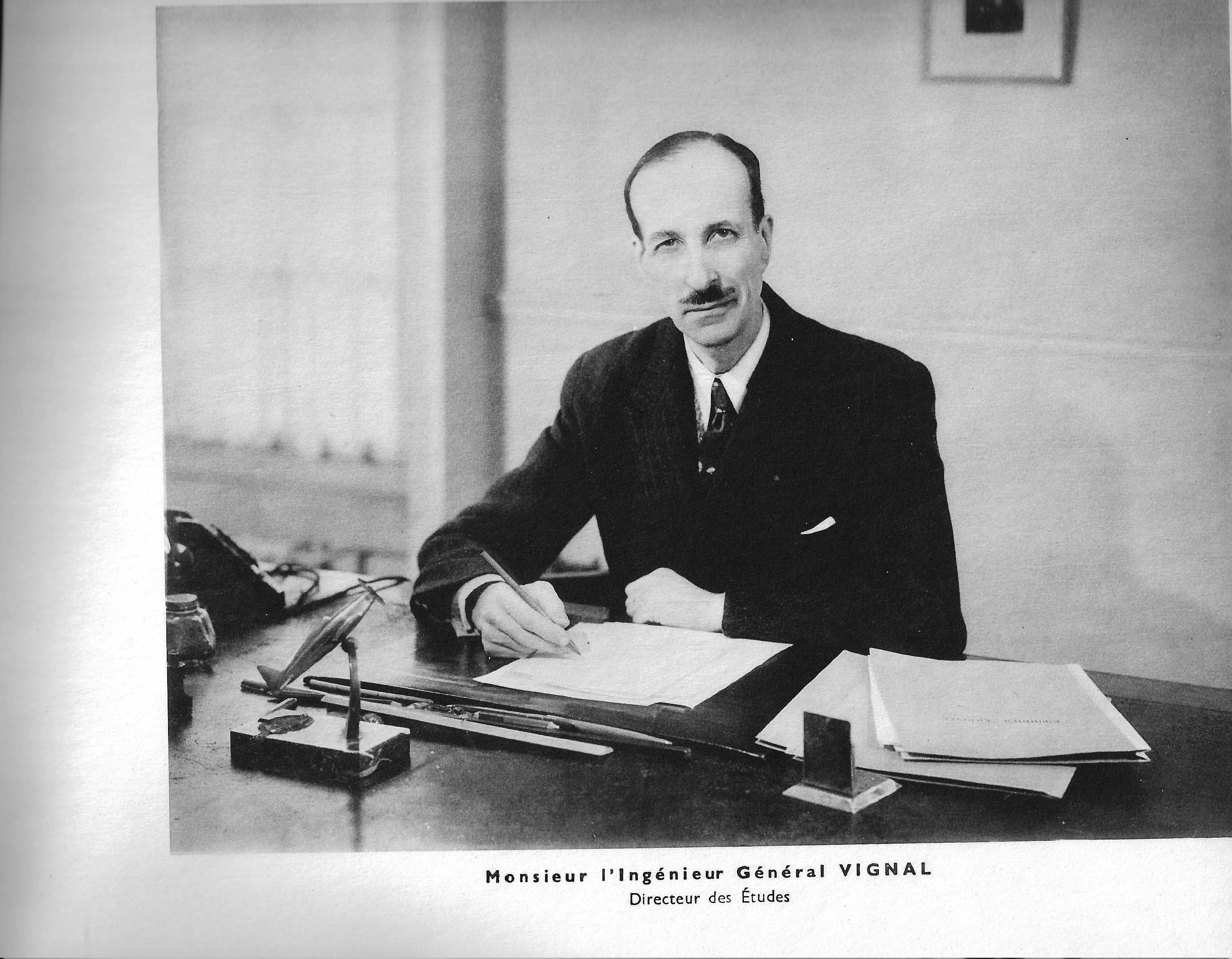 Ingénieur général Vignal, Directeur des études