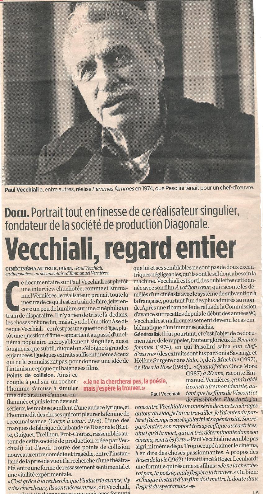 Paru dans
                Libération en 2005