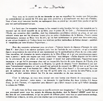 Lettre du colonel Pamart du 7 juillet 1963, page 1