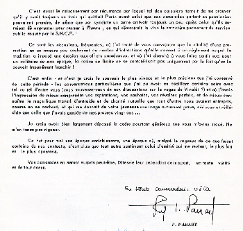 Lettre du colonel Pamart du 7 juillet 1963, page 2